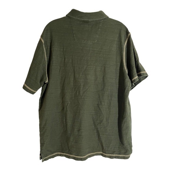 Big Sky Outfitters Mens Polo Short Sleeve Green Size Medium - Picture 3 of 4